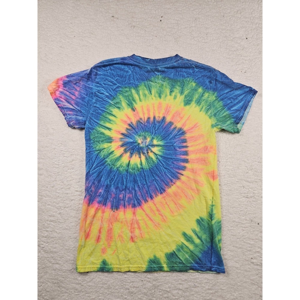 Snoopy Tie‎ Dye T Shirt Womens Small Kings Island Cotton Peanuts Graphic Rainbow - Picture 7 of 7
